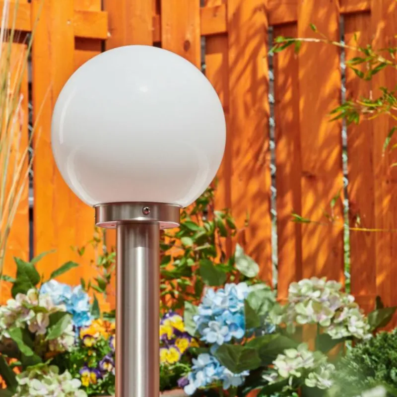 hofstein Borne lumineuse Enara Nickel mat, 1 lumière