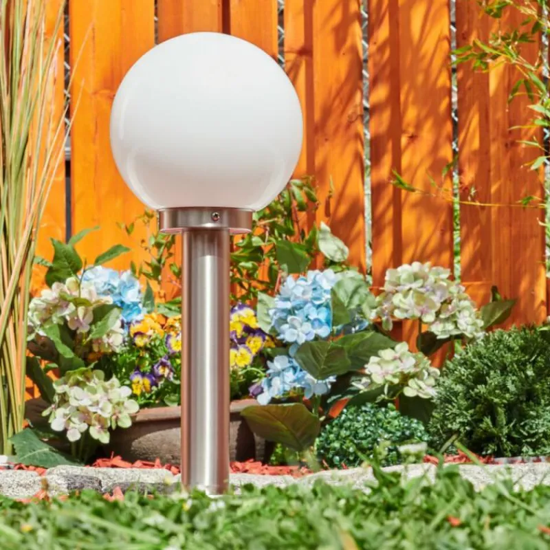 hofstein Borne lumineuse Enara Nickel mat, 1 lumière