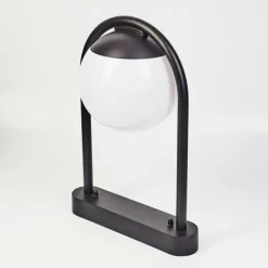 hofstein Borne lumineuse Festau Noir, 1 lumière