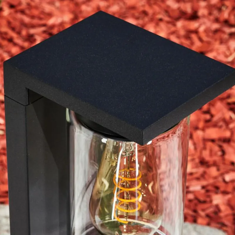 hofstein Borne lumineuse Foley Noir, 1 lumière