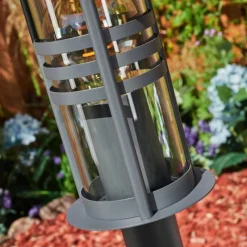 hofstein Borne lumineuse Fukuoka Anthracite, 1 lumière