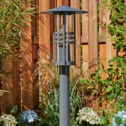 hofstein Borne lumineuse Fukuoka Anthracite, 1 lumière