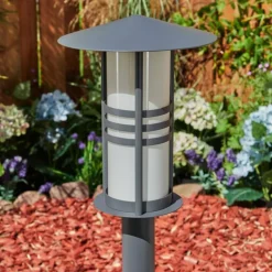 hofstein Borne lumineuse Fukuoka Anthracite, 1 lumière