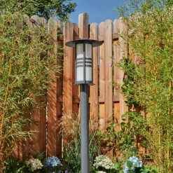 hofstein Borne lumineuse Fukuoka Anthracite, 1 lumière