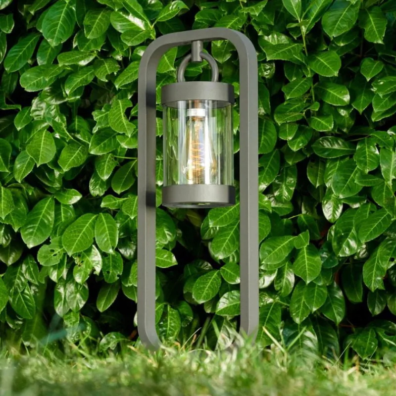 hofstein Borne lumineuse Fulham Anthracite, 1 lumière