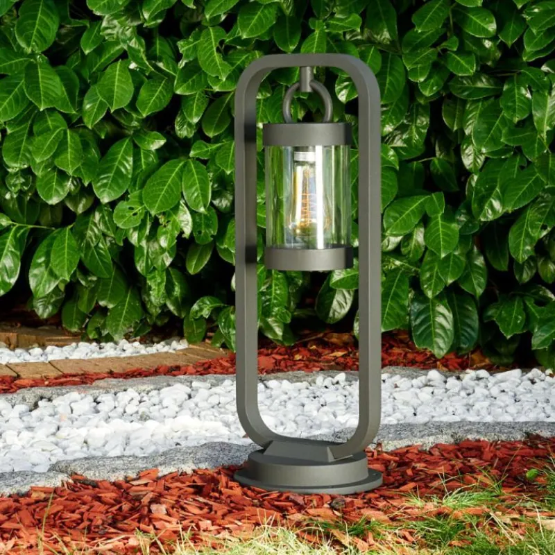hofstein Borne lumineuse Fulham Anthracite, 1 lumière