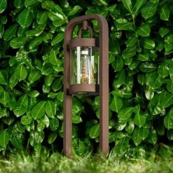 hofstein Borne lumineuse Fulham Rouille, 1 lumière