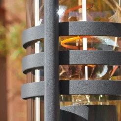 hofstein Borne lumineuse Fushun Anthracite, 1 lumière