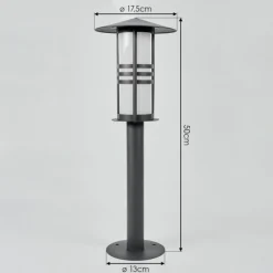 hofstein Borne lumineuse Fushun Anthracite, 1 lumière