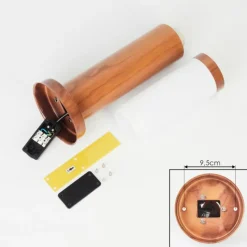 hofstein Borne lumineuse Gabarone Brun, Couleur bois, 1 lumière