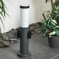 hofstein Borne lumineuse Gaborone Anthracite, 1 lumière