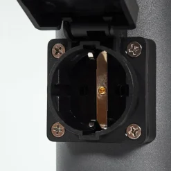 hofstein Borne lumineuse Gaborone Anthracite, 1 lumière, Détecteur de mouvement