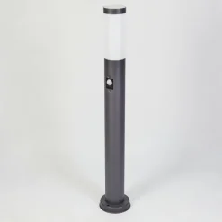 hofstein Borne lumineuse Gaborone Anthracite, 1 lumière, Détecteur de mouvement