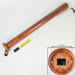 hofstein Borne lumineuse Gaborone Brun, Couleur bois, 1 lumière