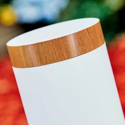 hofstein Borne lumineuse Gaborone Brun, Couleur bois, 1 lumière, Détecteur de mouvement