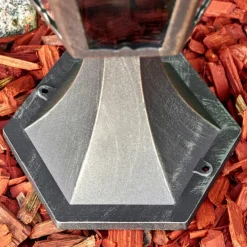 Luminaires Rustiques-hofstein Borne lumineuse Gilze Noir, 1 lumière