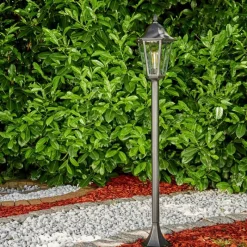 hofstein Borne lumineuse Gilze Noir, Argenté, 1 lumière