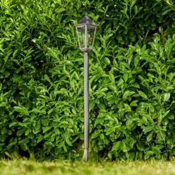 hofstein Borne lumineuse Gilze Noir, Argenté, 1 lumière