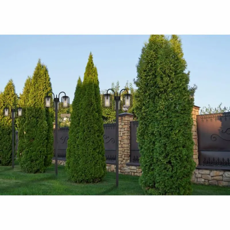 Luminaires Globo Lighting Borne lumineuse Globo ADELHEID Noir, 3 lumières