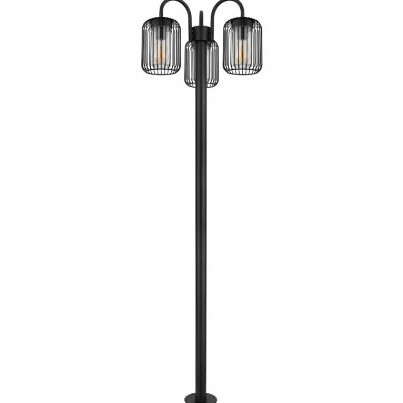 Luminaires Globo Lighting Borne lumineuse Globo ADELHEID Noir, 3 lumières