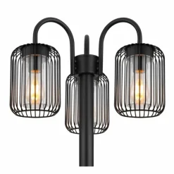 Luminaires Globo Lighting Borne lumineuse Globo ADELHEID Noir, 3 lumières