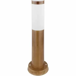 Lampes En Bois-Luminaires Globo Lighting Borne lumineuse Globo BOSTON Bois foncé, 1 lumière