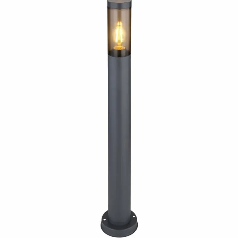 Suspension Verre Fumé-Luminaires Globo Lighting Borne lumineuse Globo BOSTON Anthracite, 1 lumière