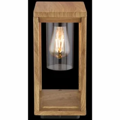 Lampes En Bois-Luminaires Globo Lighting Borne lumineuse Globo CANDELA Bois foncé, 1 lumière