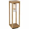 Lampes En Bois-Luminaires Globo Lighting Borne lumineuse Globo CANDELA Bois foncé, 1 lumière