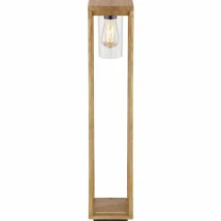 Lampes En Bois-Luminaires Globo Lighting Borne lumineuse Globo CANDELA Bois foncé, 1 lumière