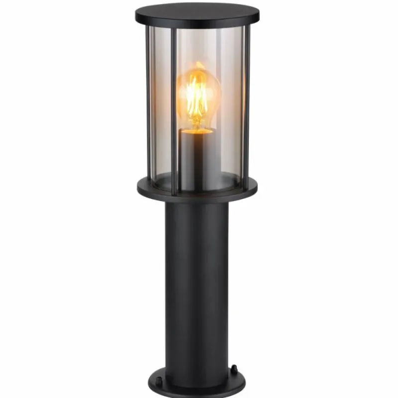 Suspension Verre Fumé-Luminaires Globo Lighting Borne lumineuse Globo GRACEY Noir, 1 lumière