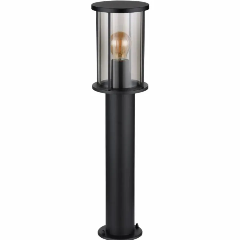 Suspension Verre Fumé-Luminaires Globo Lighting Borne lumineuse Globo GRACEY Noir, 1 lumière