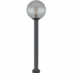 Suspension Verre Fumé-Luminaires Globo Lighting Borne lumineuse Globo HEDWIG Anthracite, 1 lumière