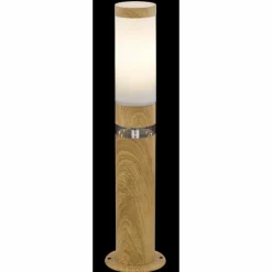 Lampes En Bois-Luminaires Globo Lighting Borne lumineuse Globo JAICY Couleur bois, 1 lumière
