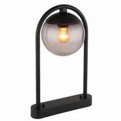 Suspension Verre Fumé-Luminaires Globo Lighting Borne lumineuse Globo MICHAEL Noir, 1 lumière