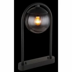 Suspension Verre Fumé-Luminaires Globo Lighting Borne lumineuse Globo MICHAEL Noir, 1 lumière