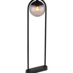 Suspension Verre Fumé-Luminaires Globo Lighting Borne lumineuse Globo MICHAEL Noir, 1 lumière