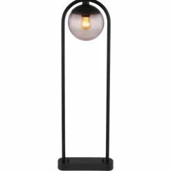 Suspension Verre Fumé-Luminaires Globo Lighting Borne lumineuse Globo MICHAEL Noir, 1 lumière