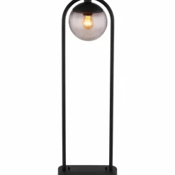 Suspension Verre Fumé-Luminaires Globo Lighting Borne lumineuse Globo MICHAEL Noir, 1 lumière