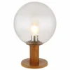 Lampes En Bois-Luminaires Globo Lighting Borne lumineuse Globo OSSY Couleur bois, 1 lumière