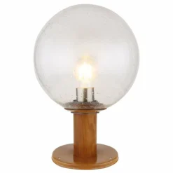 Lampes En Bois-Luminaires Globo Lighting Borne lumineuse Globo OSSY Couleur bois, 1 lumière
