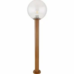 Lampes En Bois-Luminaires Globo Lighting Borne lumineuse Globo OSSY Couleur bois, 1 lumière