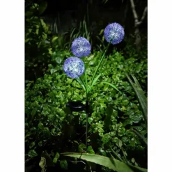 Luminaires Globo Lighting Borne lumineuse Globo SOLAR LED Vert, Lila, 3 lumières