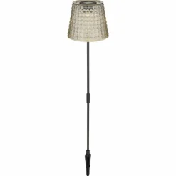 Suspension Verre Fumé-Luminaires Globo Lighting Borne lumineuse Globo SOLAR LED Fumée, Noir, 1 lumière