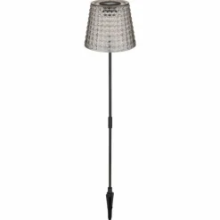 Suspension Verre Fumé-Luminaires Globo Lighting Borne lumineuse Globo SOLAR LED Fumée, Noir, 1 lumière