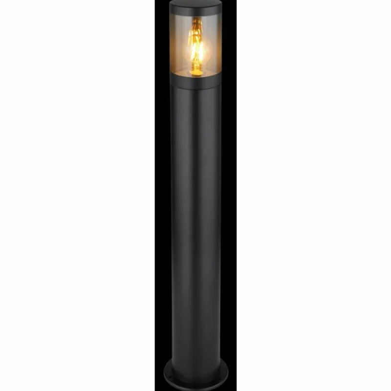 Suspension Verre Fumé-Luminaires Globo Lighting Borne lumineuse Globo XELOO Noir, 1 lumière