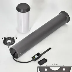 hofstein Borne lumineuse Gondoyer Anthracite, 1 lumière