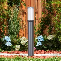 hofstein Borne lumineuse Gondoyer Anthracite, 1 lumière