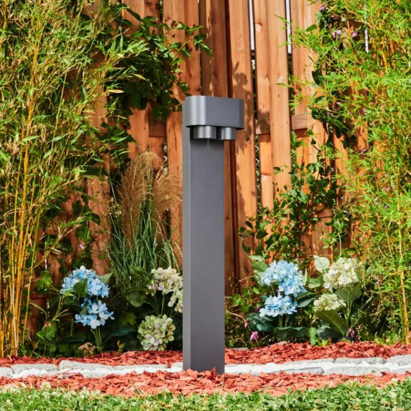 hofstein Borne lumineuse Guampacha Anthracite, 2 lumières