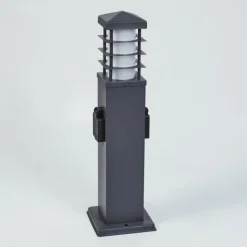 hofstein Borne lumineuse Habolale Gris, 1 lumière